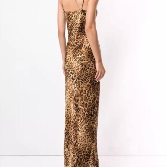 🛑SOLD🛑NILI LOTAN leopard-print silk charmeuse gown NWT🛑SOLD🛑EBAY - Picture 3 of 9